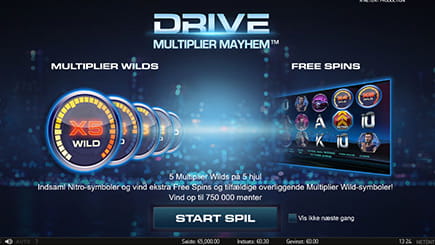 Drive Multiplier minder om Fast and the Furious-filmene og viser NetEnts styrke på spillemaskineområdet.