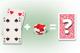 Med double down kan du fordoble din blackjack-indsats.