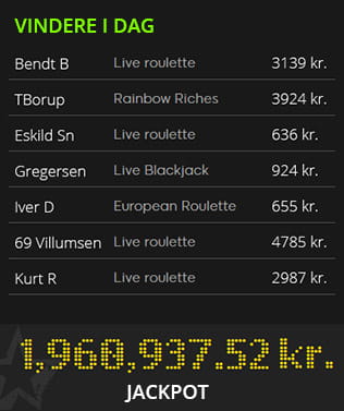 Online har du en væsentligt større chance for at vinde en jackpot, end du har landbaseret, fordi udvalget bare er væsentligt større, og det er dagligt, at der udbasuneres vindere ét eller andet sted på det danske marked.