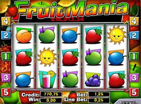 Fruit Mania ist ein Beispiel für die klassischen Früchte Slots